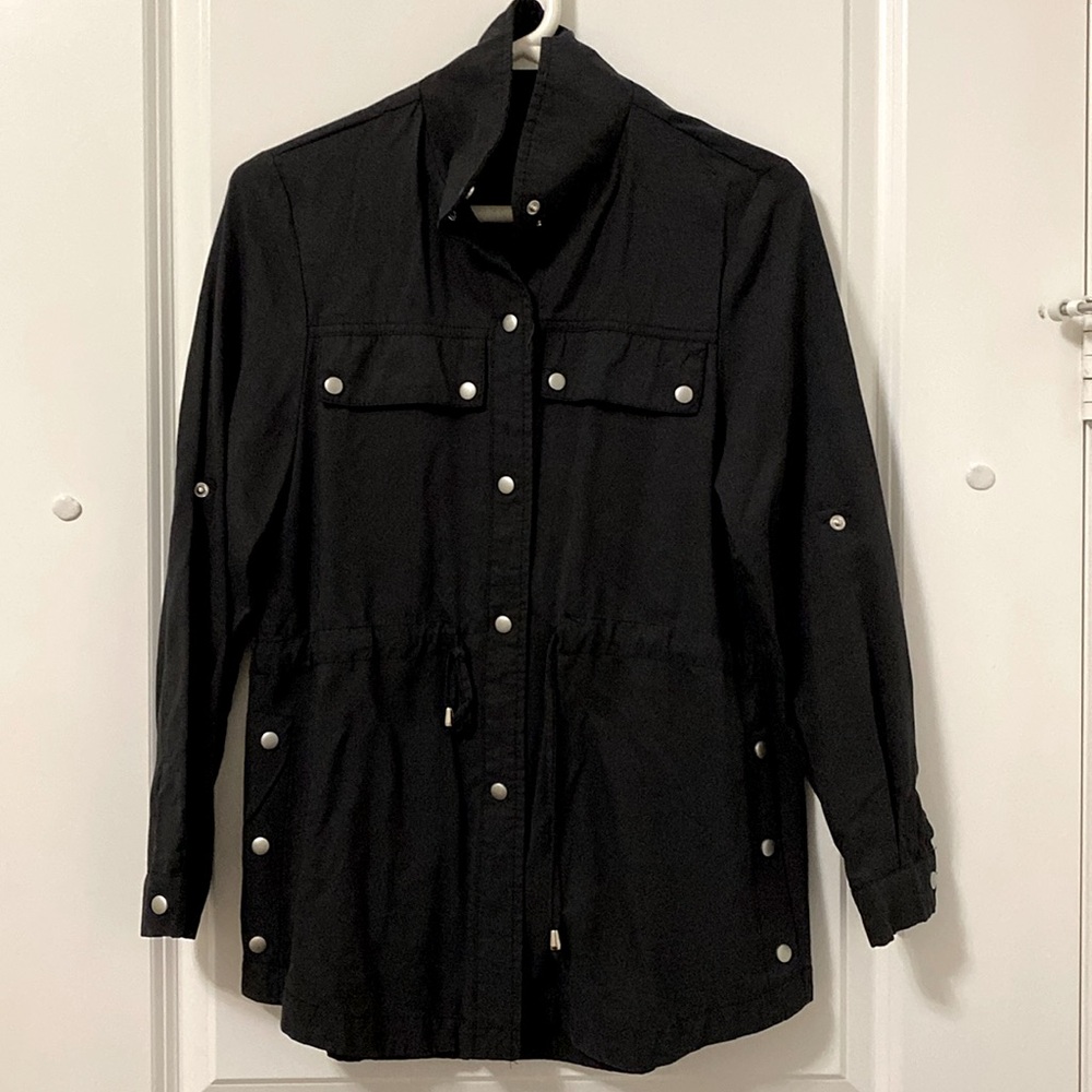 Black utility jacket
